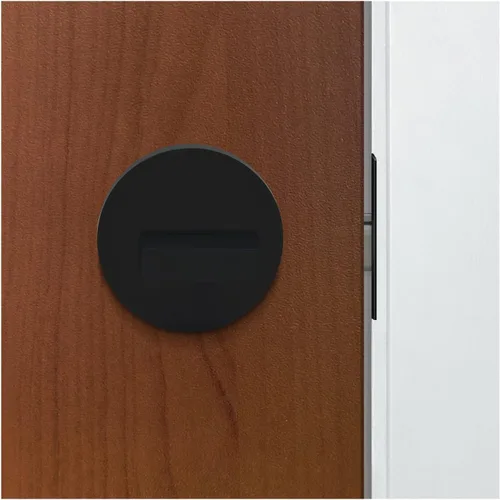 Miniatura 4 de Nuk3y Thor Series Slim Round Modern Contemporary (cerrojo de seguridad [cilindro único], negro mate)