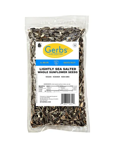 Miniatura 7 de Gerbs Semillas de girasol enteras, sin organismos genéticamente modificados, gluten, cacahuates, frutos secos, soja, huevo, ajonjolí, mostaza