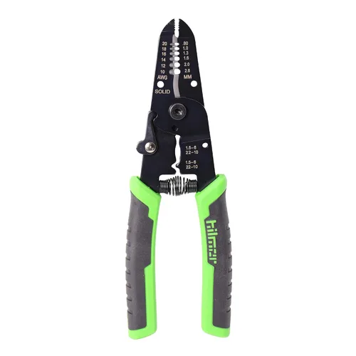 Miniatura 4 de Hilmor Pelacables de 7" con mango de goma, negro y verde, WS7 1885426