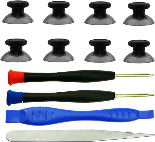 Miniatura 10 de Kit de reparación de joysticks analógicos de repuesto para controlador Xbox Core, palanca de pulgar para Xbox One S/X/Elite, piezas de palillos