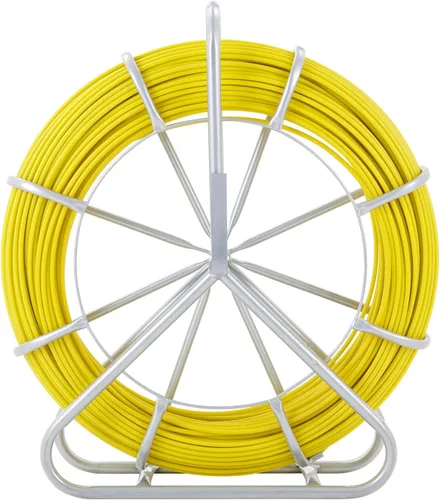 Miniatura 9 de VEVOR Cinta Pasacables de Fibra de Vidrio, 600 pies, 5/16 pulgadas, Varilla Guía Cinta Pasacables Tiracables, Varilla Pasacables con Soporte