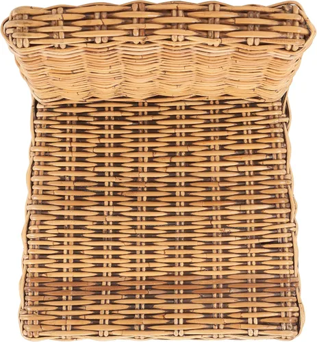 Miniatura 6 de SAFAVIEH Furniture - Taburete de bar Tobie Rattan - Altura del asiento de 29.53 pulgadas - Marrón miel lavado - Madera de mango - Diseño de asiento