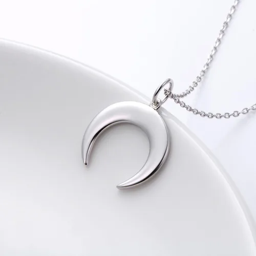 Miniatura 3 de Gargantilla ajustable de plata de ley S925 con colgante, joyería para mujeres y niñas., plata de ley
