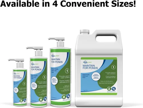 Miniatura 3 de Aquascape MAINTAIN - Tratamiento de agua para estanques de koi y peces, fácil de usar, potente mezcla de bacterias beneficiosas, aglutinante
