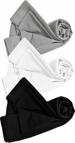 Miniatura 36 de Natural Uniforms Camiseta Under Scrub para mujer, cuello redondo, manga larga, paquete de 3, paquete múltiple de 3