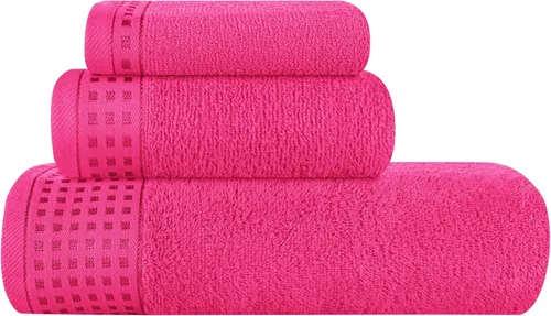 Miniatura 38 de GLAMBURG Juego de 2 toallas de baño de gran tamaño 100% algodón, 28 x 55 pulgadas, ultra suaves, altamente absorbentes, compactas, de secado rápido