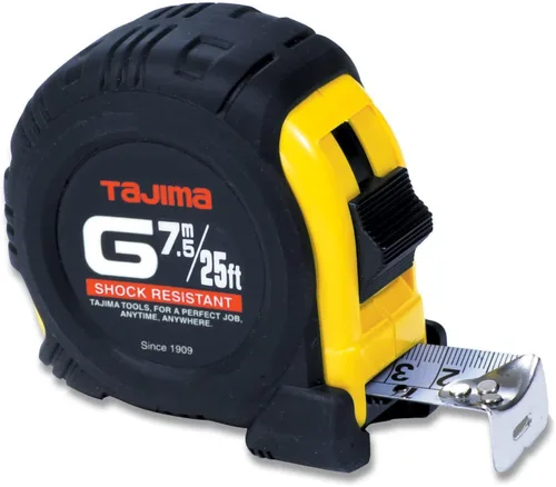 Miniatura 2 de TAJIMA Cinta métrica de la serie G de 16 pies x 1 pulgada con doble escala métrica/estándar y hoja revestida de acrílico - G-16/5MBW