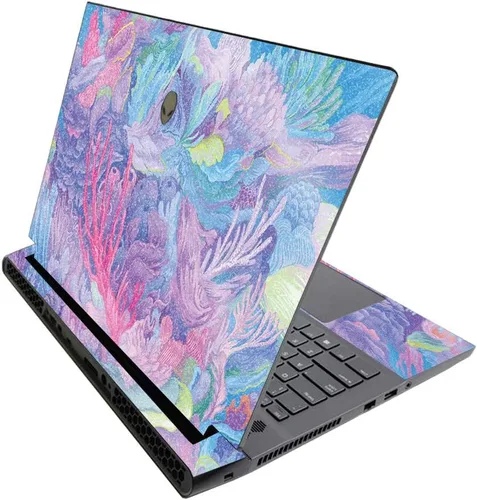 Miniatura 412 de MightySkins - Skin brillante con purpurina para Alienware M17 R3 (2020) y M17 R4 (2021) - Diversión de los años 90 Acabado duradero con purpurina