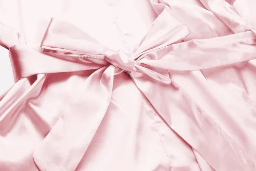 Miniatura 4 de sunshinemall Bata kimono de satén para mujer con diamantes de imitación para novia, dama de honor, vestido corto de preparación para boda
