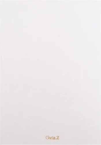 Miniatura 2 de CHRIZ.Z Tarjeta de agradecimiento – Tarjeta de textura única con letras frustradas con 1 sobres de papel kraft – 5 x 7 pulgadas en blanco