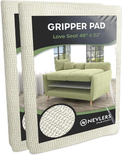 Miniatura 15 de Nevlers Almohadilla antideslizante de agarre para sofá de 22 x 48 pulgadas Agarre antideslizante para evitar deslizamientos de sofá biplaza
