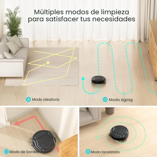 Miniatura 4 de Lefant Robot aspirador M210, tiempo de funcionamiento de 120 minutos, diseño compacto, potente succión, bajo ruido, Wi-Fi/aplicación/control de voz
