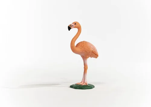 Miniatura 3 de Schleich Wild Life, juguetes de animales de pájaro para niños y niñas de 3 años en adelante, figura de juguete de flamenco rosa