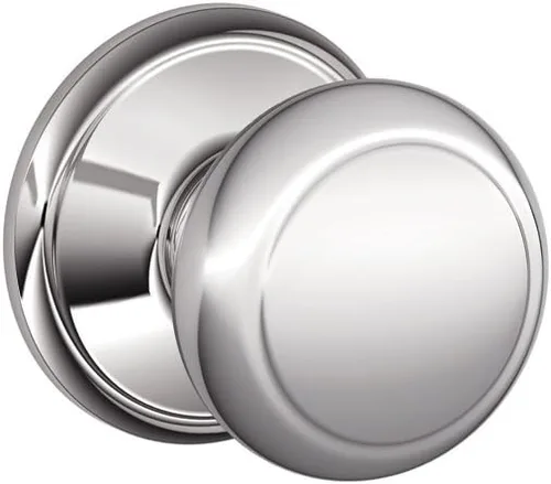Miniatura 25 de Schlage F10 AND 716 ADD - Pomo Andover con moldura Addison, cerradura de paso para pasillos y armarios, bronce envejecido