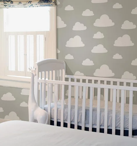 Miniatura 4 de NuWallpaper NU1931 Clouds - Papel tapiz para despegar y pegar, color gris