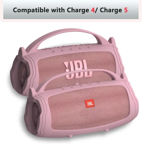 Miniatura 4 de JCHPINE Funda de silicona y funda rígida de viaje para JBL Charge 4 / Charge 5 accesorios de altavoz Bluetooth portátil