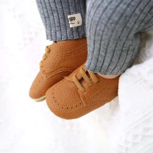 Miniatura 2 de Zapatos para bebés niños y niñas, suela suave, mocasines Oxford, zapatos de cuna para recién nacidos, zapatos antideslizantes para uniforme de boda