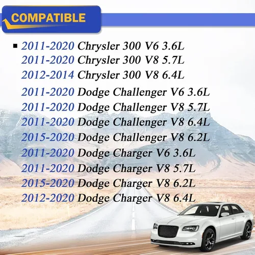 Miniatura 2 de Filtro de aire de motor para Chrysler 300 Dodge Challenger Dodge Charger 4861746AA 4861746AB 2011-2020