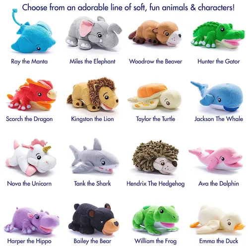 Miniatura 6 de SoapSox Exfoliante de Baño para Niños (Tank the Shark) - Esponja de Paño de Lavado de Juguete Animal Suave con Inserto de Bolsillo de Jabón