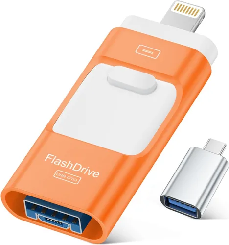 Miniatura 10 de ROSPE Unidad Flash para iPhone de 256GB Certificada MFi, Memory Stick Photo Stick para iPhone iPad, Unidad USB Thumb Drive para Transferencia