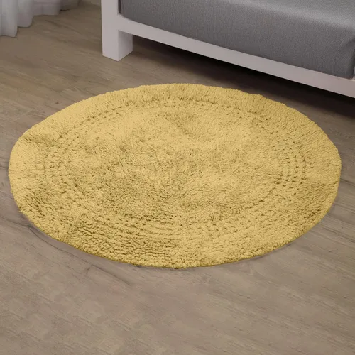 Miniatura 28 de Home Weavers Classy - Juego de alfombras de baño 100 % algodón, decoración de baño, lavable, extrasuave y absorbente, tapete de cocina, juego de Aqua