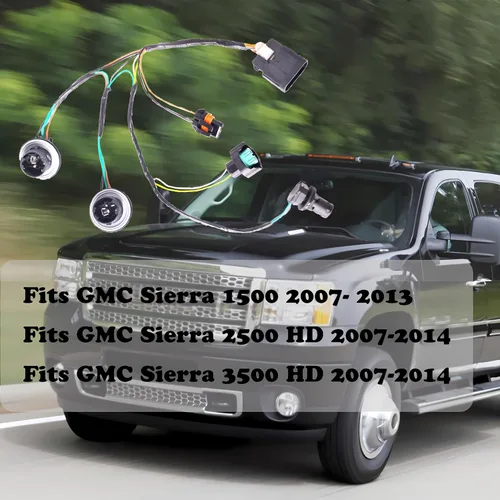 Miniatura 3 de Arnés de cableado de faros 15841610 Compatible con GMC Sierra 1500 2007 2008 2009 2010 2011 2012 2013 Arnés de cableado de faros y GMC Sierra 2500