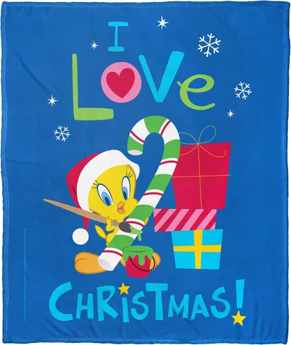 Miniatura 16 de Northwest Looney Tunes - Manta de seda táctil, 50 x 60 pulgadas, cuenco de cereales