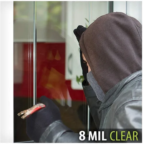 Miniatura 6 de BDF S8MC Película para ventana de seguridad y vigilancia, transparente, de 8 milímetros.