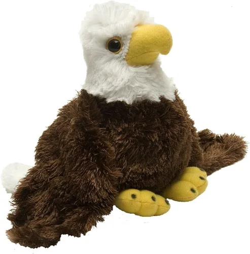 Wild Republic - Peluche de águila calva, animal de peluche, juguete de peluche, regalos para niños, colección Hug'Ems, 7 pulgadas