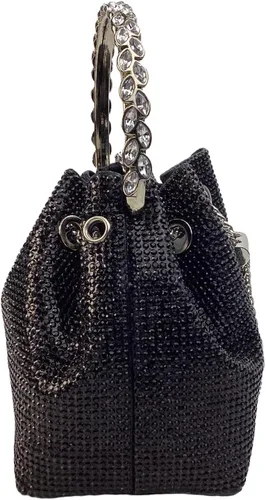 Miniatura 8 de Bolsas de diamantes de imitación para mujer, bolso de mano con lentejuelas brillantes, bolso de noche para boda, cóctel, graduación, fiesta, club