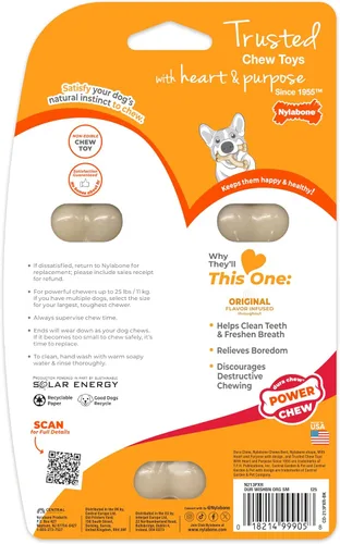 Miniatura 9 de Nylabone Wishbone Power Chew - Juguete masticable para perros pequeños de hasta 25 libras