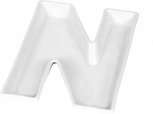Miniatura 13 de Coffeezone - Plato de cerámica para dulces y nueces, decoración para bodas y fiestas, Blanco