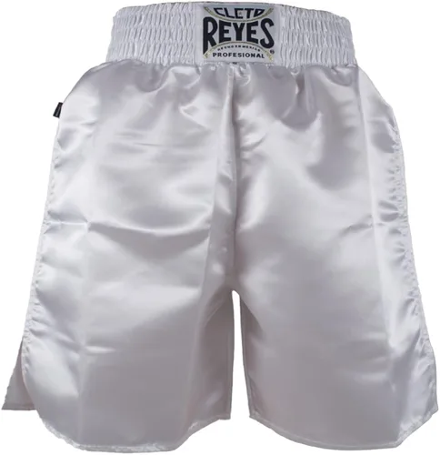 Miniatura 3 de CLETO REYES Calzoncillos de boxeo para hombre, Blanco con tiras verdes y rojas
