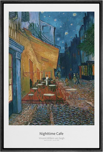 Miniatura 39 de SIGNWIN Lienzo enmarcado para pared, diseño de Vincent Van Gogh, un par de amantes, naturaleza, ilustraciones de área silvestre, bellas artes
