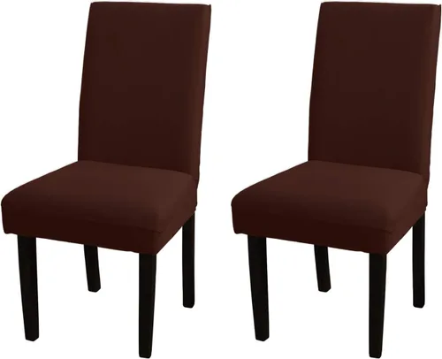Miniatura 18 de Funda protectora para silla de comedor, lavable, extraíble, de elastano