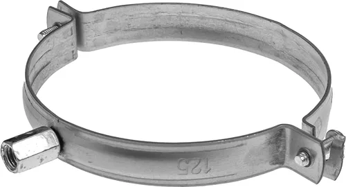 Miniatura 11 de Colgador de tubo galvanizado de 3 pulgadas con goma - Abrazadera de montaje de conducto - Soportes de tubo de PVC - Abrazaderas de tubo de metal