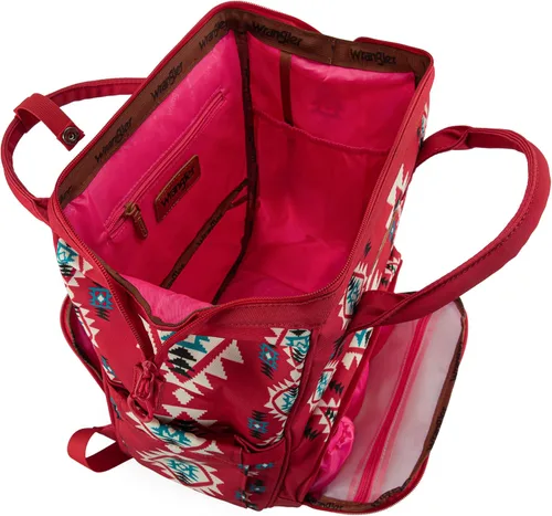 Miniatura 4 de Montana West Wrangler Callie - Mochila para pañales con correas para cochecito, bolsa de viaje multifunción para bebé WG2204-9110BDY Cereza