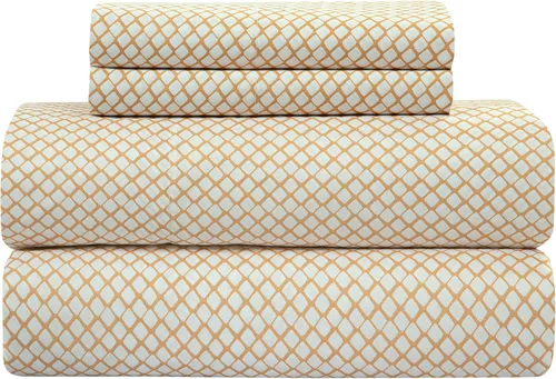 Miniatura 27 de ROYALE LINENS Juego de 4 sábanas King - Ropa de cama de microfibra cepillada suave de 1800 hilos - 1 sábana ajustada y 1 sábana lisa, 2 fundas