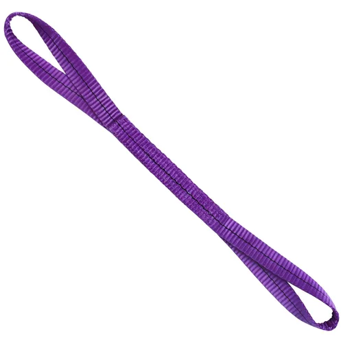 Miniatura 13 de Correas de elevación de 1 pulgada x 4 pies, 2 capas de alta resistencia plana de levantamiento de ojos, correas de nailon para levantamiento