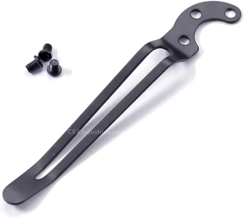 Miniatura 17 de EZSMITH (Modelo 1 Pinza de bolsillo universal - (Acabado táctico negro) - Pinza de bolsillo de repuesto para cuchillos plegables, teléfonos