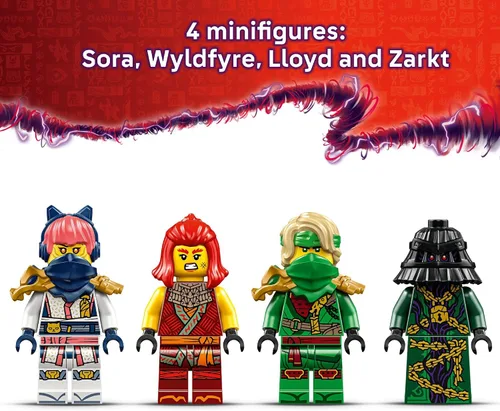 Miniatura 5 de LEGO NINJAGO Rontu El Dragón Maestro - Kit de construcción de modelo de dragones en ascenso para niños y niñas, a partir de 7 años - Juguete