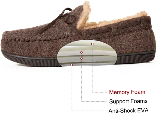 Miniatura 4 de RockDove Womens Hearthfire Memory Foam Moc Slipper
