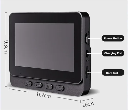 Miniatura 9 de Tangxi Sistema de timbre de video, timbre de video HD 1080P para apartamento en casa, intercomunicador IP65 de 2 vías, visión nocturna, pantalla a
