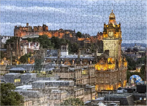 Miniatura 8 de MyPuzzle Edinburgh Scotland - Rompecabezas prémium de 1000 piezas, fabricado en Estados Unidos