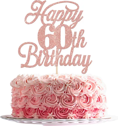 Miniatura 48 de Rsstarxi 1 paquete de decoración para tarta de cumpleaños 8 con purpurina negra de 8 años y fabulosos saludos a 8 años de edad, para celebrar el 8º