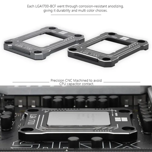 Miniatura 4 de Thermalright Intel 12ª/13ª generación LGA1700 Hebilla antiflexión, placa de presión curvada, fijador de corrección de flexión de CPU, totalmente