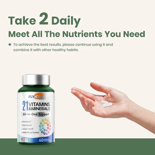 Miniatura 6 de Multivitamínico para mujeres y hombres - Multivitamínico para hombres y mujeres para el apoyo a la salud de los huesos, la piel y el sistema