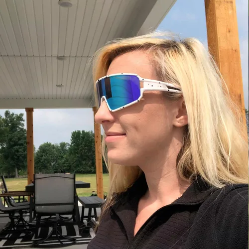 Miniatura 4 de SPOSUNE Gafas de sol polarizadas de ciclismo para hombres y mujeres, UV400, gafas deportivas para bicicleta, béisbol, correr, MTB C19