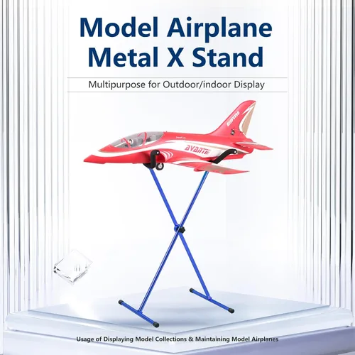 Miniatura 3 de Soporte de avión FMS Rc Modelo Avión X Display Rc Plane Stand/Holder V2 Rc Plane Work Stand- Azul