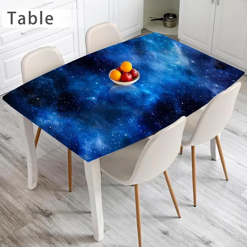 Miniatura 8 de Nuxovilar Papel Tapiz de Mármol Galaxia Azul Oscuro con Textura Despegar y Pegar, 15.75"x39.37", Papel de Contacto Autoadhesivo, Patrón Cósmico Tipo